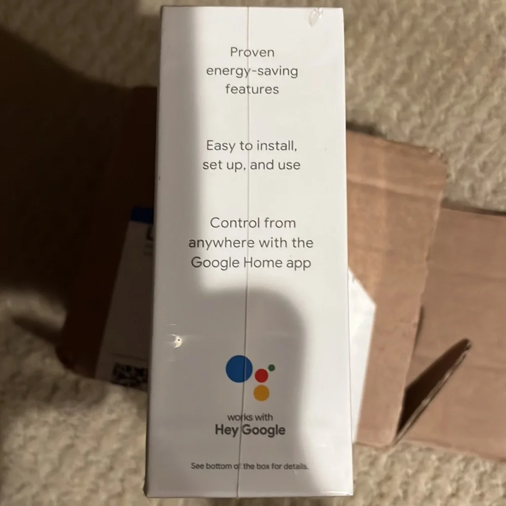 Google Nest Thermostat-color -snow